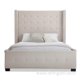 Button Tufting Upholstered Fabric Bed Wholesale Bedroom Sets